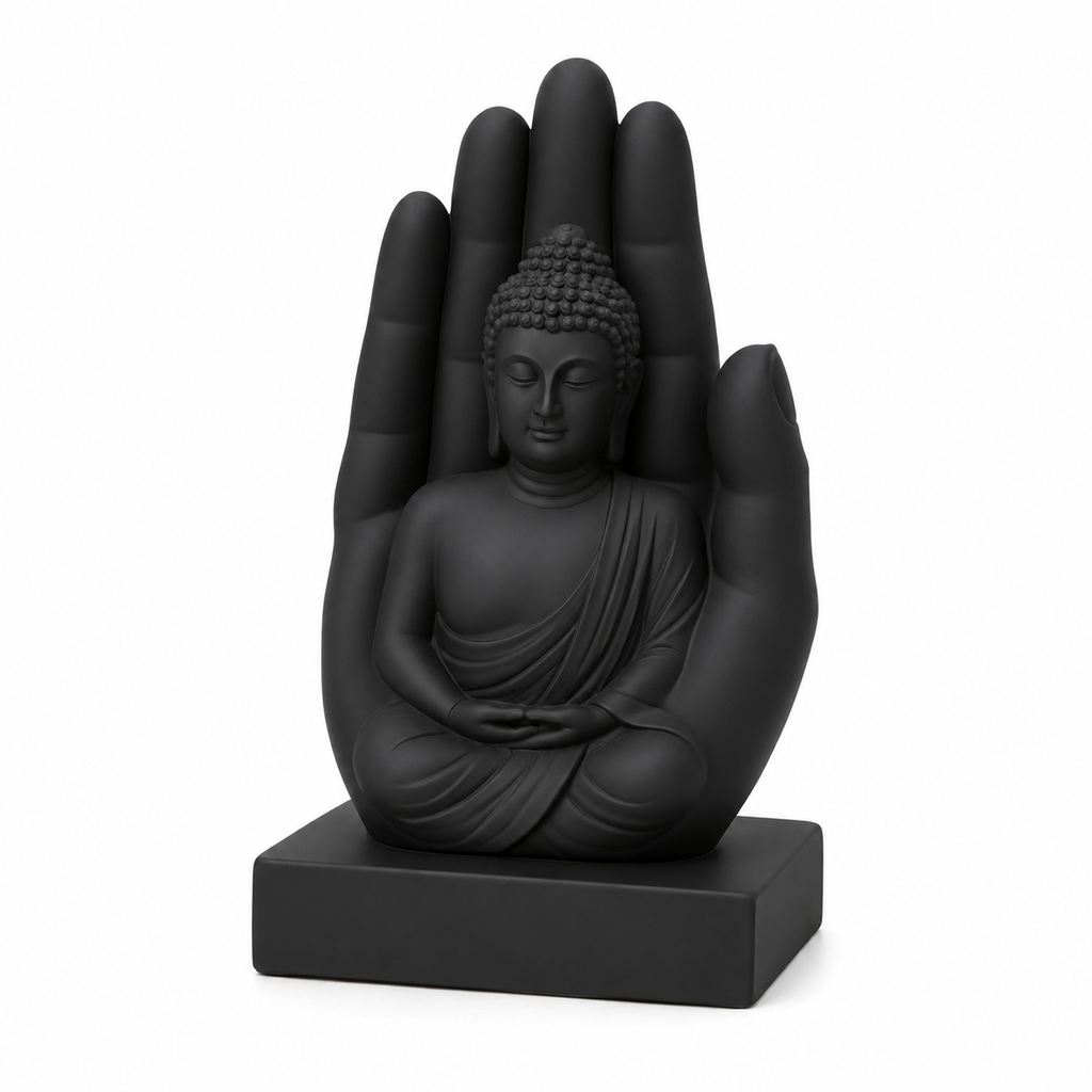 Estátua de Buda com a Mão