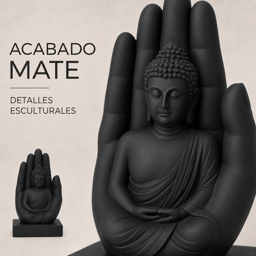 Estátua de Buda com a Mão