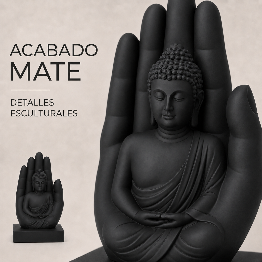 Estátua de Buda com a Mão